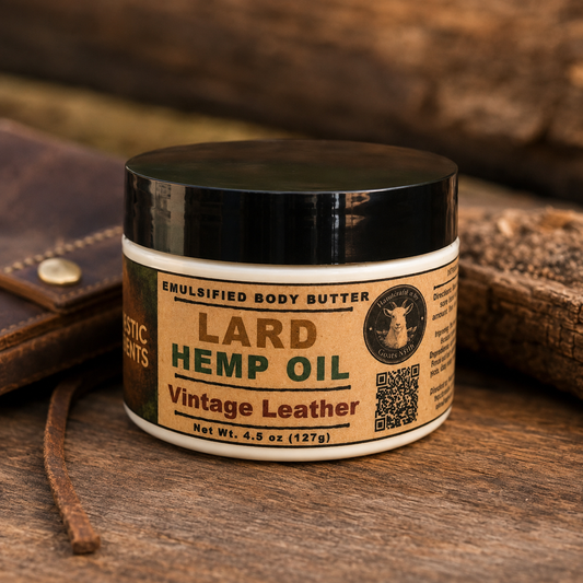 LEATHER: Emulsified Masculine Body Butter Body Cream