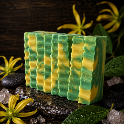 Ylang Ylang Goats Milk & Lard Handmade Mini Soap (Trial Size)