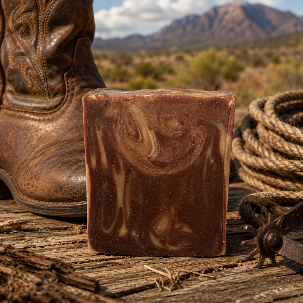 Bourbon Vanilla Goats Milk Masculine Tallow Handmade Soap