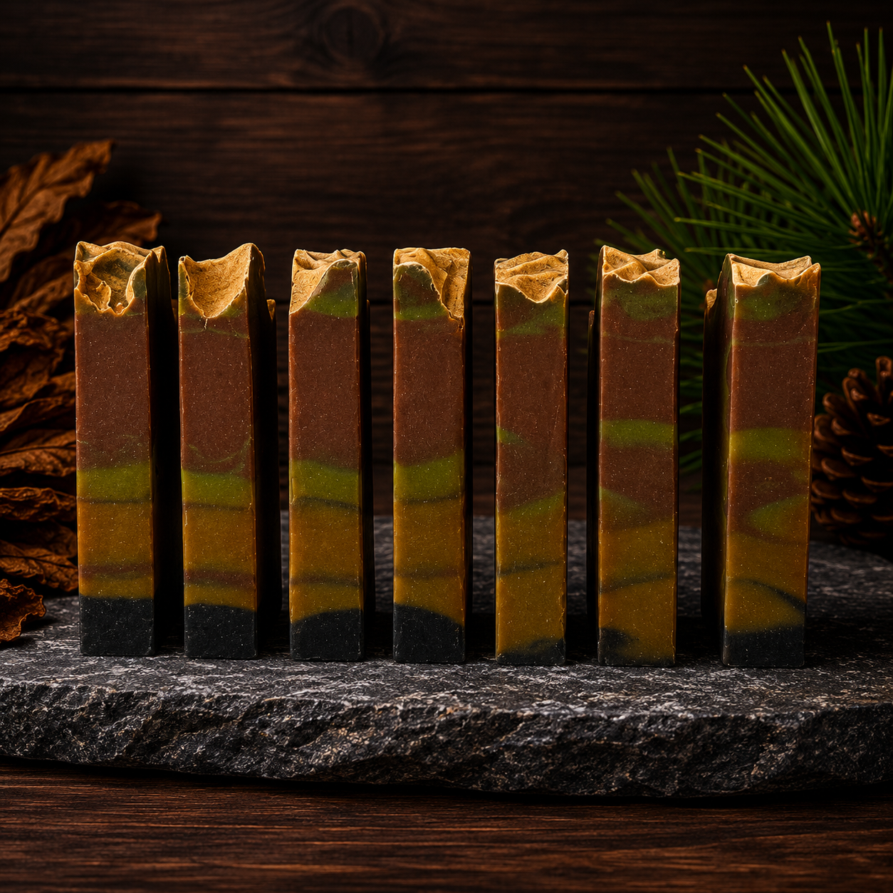 Sweet Tobacco Pine Handmade Beef Tallow and Milk Masculine Mini Soap (Trial Size)