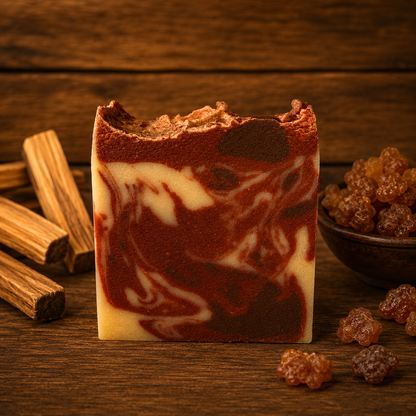 PALO SANTO: Babassu Oil and Tallow Handmade Masculine Premium Soap