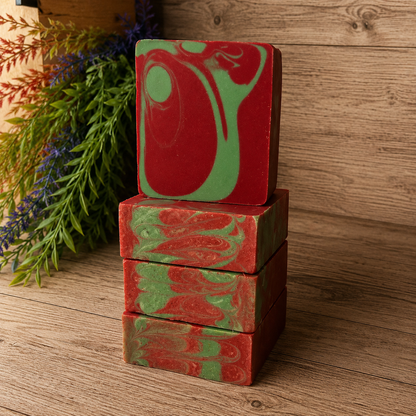 ROSE: Handmade Beef Tallow Natural Artisan Soap
