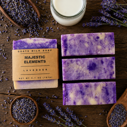 RUSTIC LAVENDER: Goats Milk and Tallow Handcrafted Soap