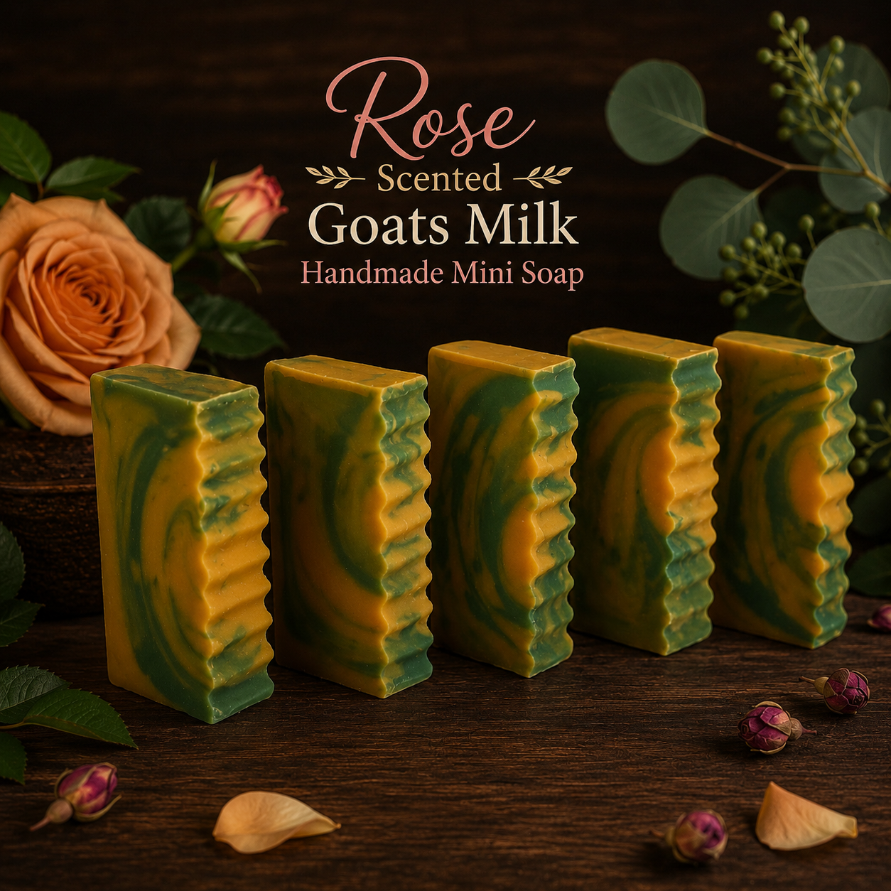 Rose Tallow and Milk Mini Handmade Soap (Trial Size)
