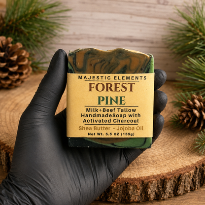 Forest Pine & Tobacco Handmade Tallow and Milk Masculine Soap