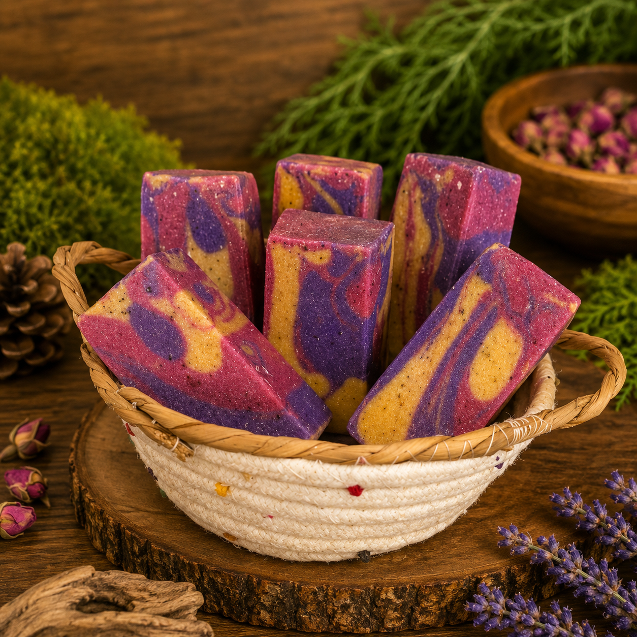 Majestic Blend 100% Plant-Based Coconut Milk Handmade Sample Soap