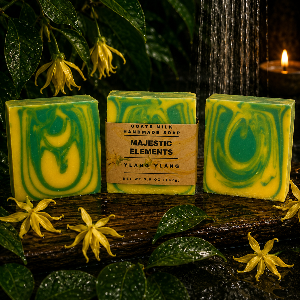 Ylang Ylang Handmade Goats Milk and Lard Soap
