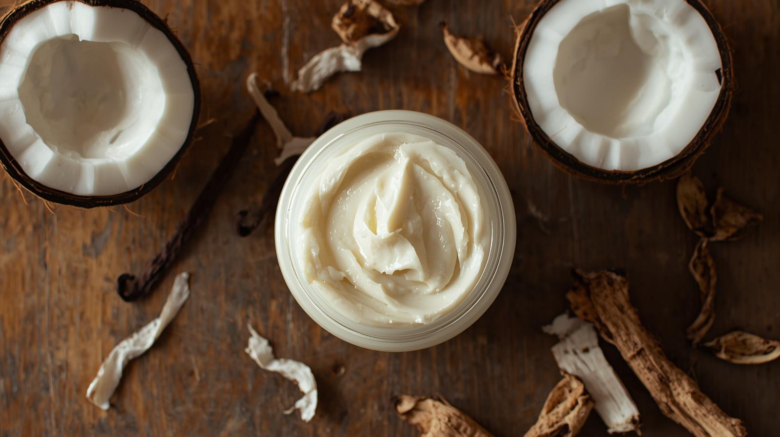 Coconut Vanilla Emulsified Handmade Tallow Body Butter Body Cream